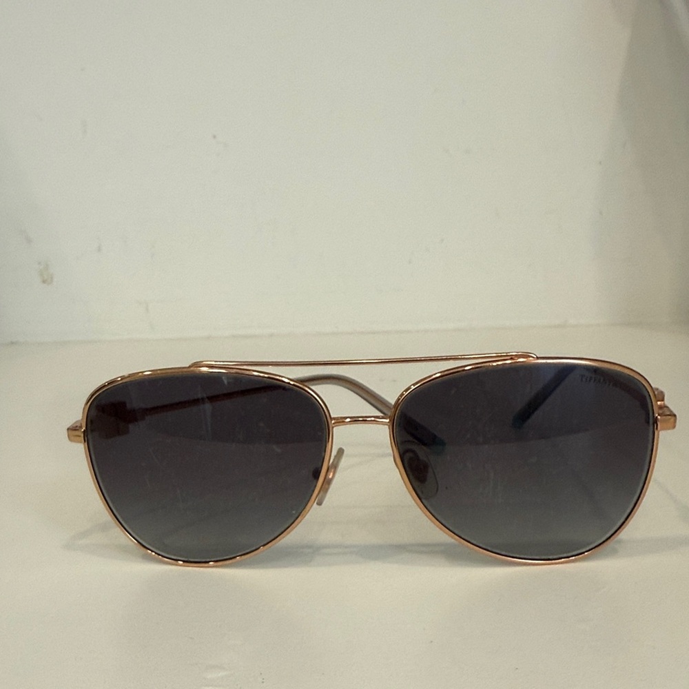 Tiffany Rose Gold Aviator Sunglasses